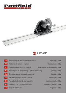 Bedienungsanleitung Pattfield PSC165P1 Tauchkreissäge