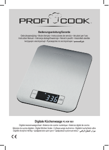 Használati útmutató Proficook PC-KW 1061 Konyhai mérleg