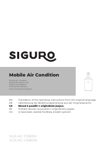 Návod Siguro SGR-AC-H280W Klimatizácia