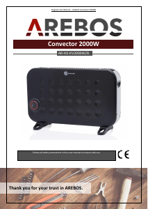Manual Arebos AR-HE-KV2000W Heater