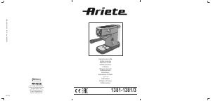 Manual Ariete 1381/3 Espresso Machine