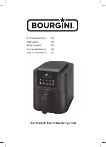 Bedienungsanleitung Bourgini 18.4170.00.00 Slim Fit Health Fritteuse