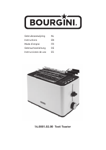 Manual Bourgini 14.0001.02.00 Tosti Toaster
