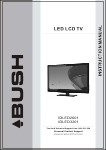 Handleiding Bush IDLED2601 LCD televisie