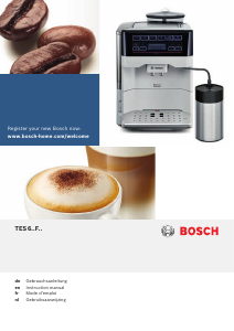 Bedienungsanleitung Bosch TES603F1DE VeroAroma Exclusiv Kaffeemaschine