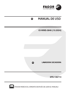 Manual de uso Fagor 5FS-106714 Lavasecadora