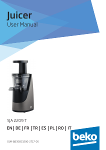 Manual BEKO SJA 2209 T Juicer
