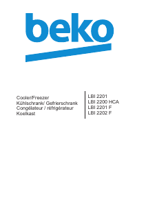 Manual BEKO LBI 2200 HCA Refrigerator