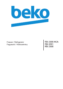 Használati útmutató BEKO RBI 2301 Hűtőszekrény