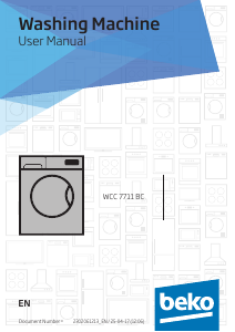 Manual BEKO WCC 7711 BC Washing Machine