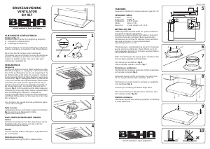 Bruksanvisning Beha BV 950 Kjøkkenvifte