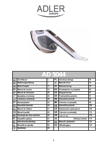 Manual de uso Adler AD 5044 Plancha