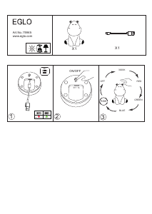 Manual de uso Eglo 75945 Lámpara