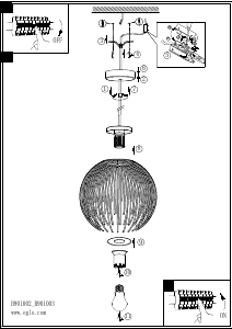 Manual de uso Eglo 901003 Lámpara