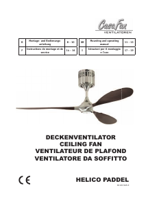 Bedienungsanleitung CasaFan Helico Paddel Deckenventilator