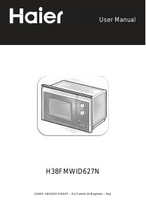 Εγχειρίδιο Haier H38FMWID627N Φούρνος μικροκυμάτων