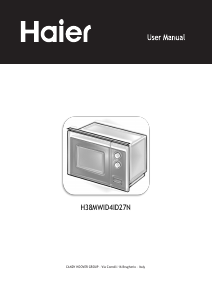 Manuál Haier H38MWID4ID27N Mikrovlnná trouba