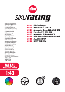 Mode d’emploi Siku set 6820 Racing Porsche 911 GTR3 R