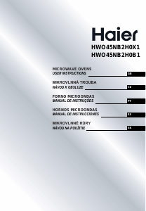 Návod Haier HWO45NB2H0B1 Mikrovlnná rúra