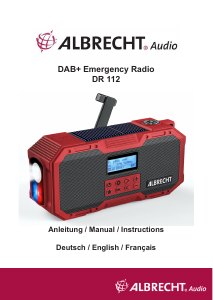Bedienungsanleitung Albrecht DR 112 Radio