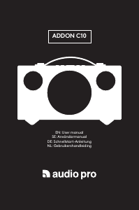 Bedienungsanleitung Audio Pro Addon C10 Lautsprecher