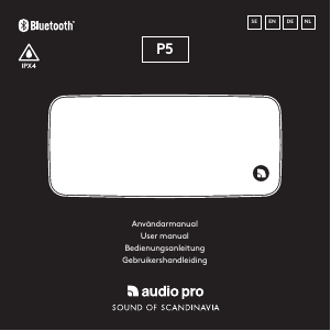 Bedienungsanleitung Audio Pro P5 Lautsprecher