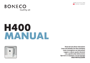 Manuál Boneco H400 Zvlhčovač