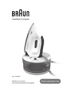 Brugsanvisning Braun IS 2143 CareStyle Compact Strygejern