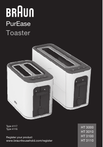 Εγχειρίδιο Braun HT 3010 PurEase Φρυγανιέρα