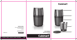 Mode d’emploi Cuisinart SG-21BE Hachoir