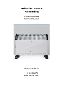 Manual Errotec ER-HE-01 Heater