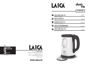 Manual de uso Laica KJ2000W DualFlo Hervidor
