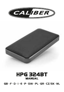Bruksanvisning Caliber HPG324BT Högtalare