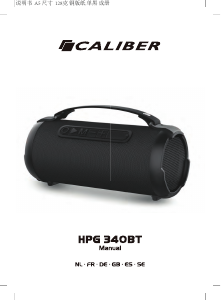 Bruksanvisning Caliber HPG340BT Högtalare