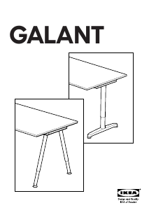 Hướng dẫn sử dụng IKEA GALANT (2006) Bàn làm việc