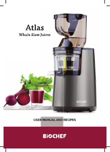 Manual de uso BioChef Atlas Licuadora