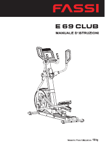 Manuale Fassi E69 Club Bicicletta ellittica