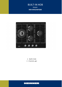 Manual Heinner HBH-M452IWFGBK Plită