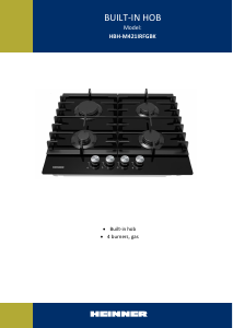 Használati útmutató Heinner HBH-M421IRFGBK Főzőlap