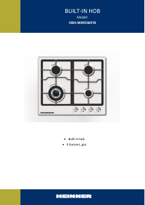 Manual Heinner HBH-M495IWFIX Plită