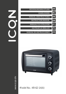 Manuale ICQN KR-62-14(A) Forno