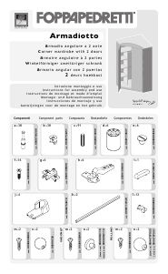 Manuale Foppapedretti Armadiotto Guardaroba