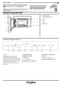 Manual Whirlpool WMN14BW Cuptor cu microunde