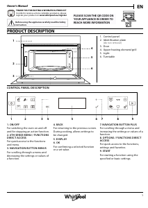 Manual Whirlpool WMD6O4TB Cuptor cu microunde