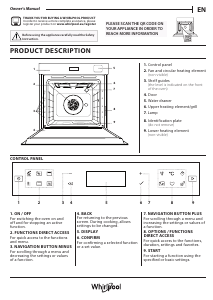 Manual Whirlpool WOI6A8PT1SXA Cuptor
