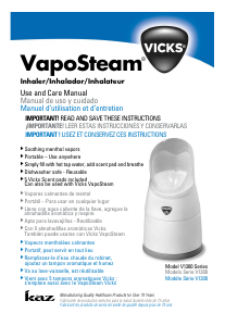Manual Vicks V1300 VapoSteam Inhaler