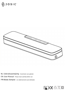 Mode d’emploi Josic QH-65 Appareils de mise sous vide