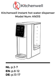 Manual Kitchenwell KN315 Water Dispenser