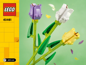 Bruksanvisning Lego set 40461 Botanical Collection Tulpaner