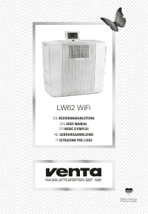 Bedienungsanleitung Venta LW62 WiFi Luftreiniger